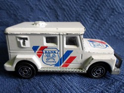 Majorette bank security French metal small car 1980