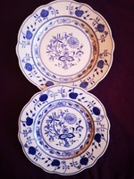 Zsolnay Antik hagymamintás tányérok 