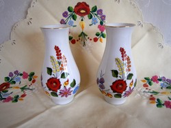 Eredeti Kalocsai porcelán váza 19 cm