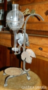 Antik bor adagoló - kovácsoltvas - üveg BORAL PULA
