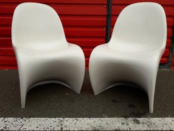 VERNER PANTON design szék pár -1976-ból jelzett eredeti