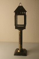 Art Deco gázlámpa (?) , réz lámpa 