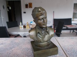 WW2,Bronze statue  Luftwaffen pilota