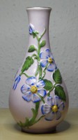 Ritka szecessziós herendi porcelán váza relief virág mintával hibátlan állapotban!