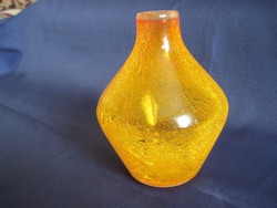 Retro karcagi fátyolüveg váza 12,5 cm -- pityuka11 részére