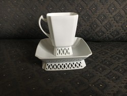 Herendi kávés csésze aljjal, a perzsa készlet porcelán alapja