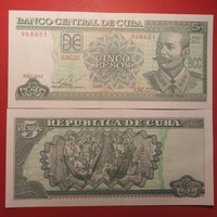 Kuba 5 pesos 2012 UNC