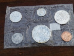 KK332 Kanada 1965 érme sor ezüst érmékkel