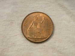 KK345 1937 penny Egyesült Királyság Anglia 