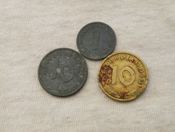 KK368 Németország birodalmi érmék horogkeresztes