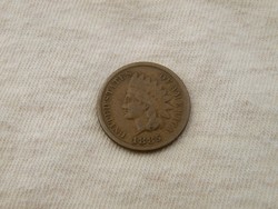 KK375 1885 USA cent Indián ritka