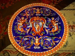 Olasz  porcelánfajansz   fali tányér  25,5 cm 