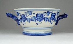 0W965 Régi kék-fehér porcelán kínáló tál