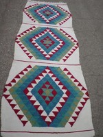 Kaukázusi Kilim Kézi szőtt gyönyörű gyapjú szőnyeg ! 255cmx89cm