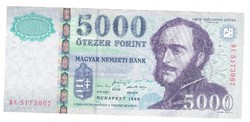 5000 forint 1999 "BC" Extra szép