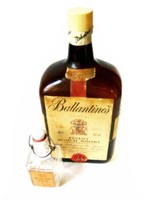 Óriás Ballantines skót whisky, hatalmas méretű sorszámozott palack