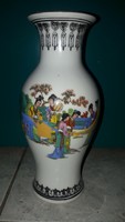 Beautiful Japanese satsuma-style porcelain vase