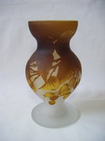 Gallé üveg váza