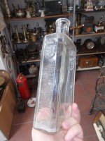 antik címeres üveg palack bihar szilágyi olajipari részvény társaság