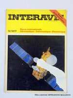 1977 december  /  INTERAVIA  /  Régi ÚJSÁGOK KÉPREGÉNYEK MAGAZINOK Szs.:  11000