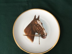 Bavaria lovas porcelán fali tányér 