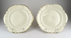 0X041 Vajszínű Rosenthal porcelán tányér pár