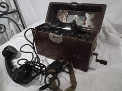 Szovjet harctéri hordozható telefon - 1960-as - TAI - 43 - as