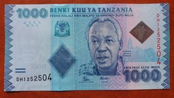 Tanzánia 1000 Schillings UNC 2015