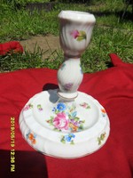 Antik óherendi virágos herendi lámpa alj porcelán