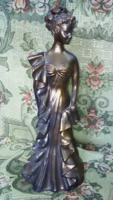  BOD ÉVA: bronzszínű szecessziós kerámia szobor