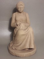 The ceramic statue of Lojos Kasztner is an interesting piece before firing