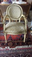 XVI:Lajos empier stilusú eredti karosszék 2 darab + 2 darab karfa nélküli szék