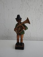 Musician playing horn - musician figure