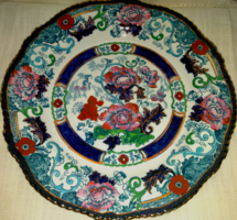 Antik angol fajansz tányér - Wood & Son, Verona dekor