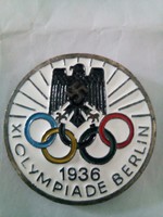 Berlin 1936 Olimpia MÁSOLAT jelvény