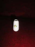 Raven Háza porcelain mini vase, 5.4 cm high, with a yellow flower pattern. He has! Nice!