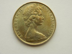 1966  Ausztrál ezüst 50 cent.