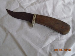Antik vadász kés fa fogóval