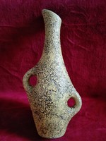Gorka jellegű kerámia váza   jelzett, 32,50 cm