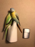 Hollóházi papagájok porcelán figura