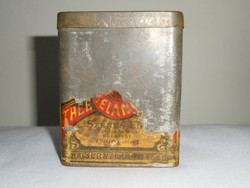 Antik fémdoboz pléh doboz - Császár Keverék Tea - Szenes Ede Cs. és Kir Udv. Szállitó - 1890-es évek