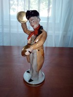 Ritka cintányéros német porcelán 18cm