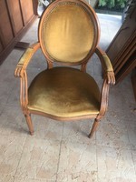 Barokk szék, restaurálásra vár, 1db belgiumból.