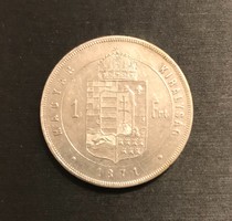 Ferenc József 1871 K-B 1 ezüst Forint