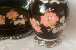 Bavaria porcelán váza és tálka