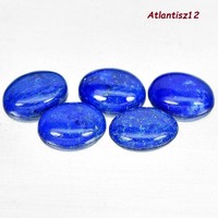  VALÓDI, 100% TERMÉSZETES AFGÁN ROYAL BLUE LÁPISZ LAZULI DRÁGAKŐ 5DB 2,85ct (OPAK)