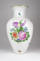0R626 Régi nagyméretű Herendi porcelán váza 31.5cm