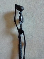 Afrikai szobor 28,50 cm , XX.szd közepe tájékán készült