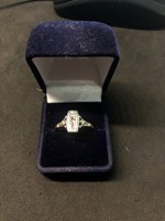 Szecessziós gyémánt gyűrű 