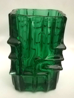 laurentroux részére!!!Art deko Vladislav Urban Sklo Cseh művészi üveg váza